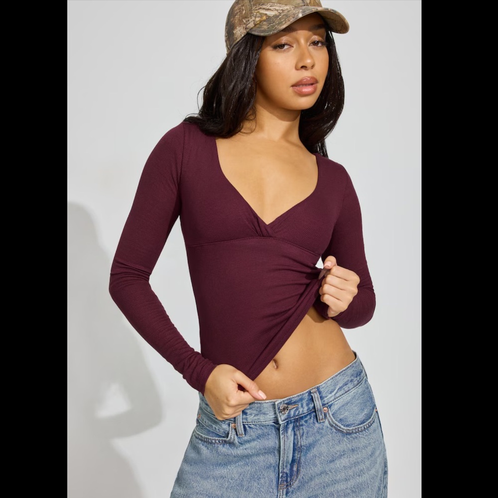 Garage - Crossover Long Sleeve Top